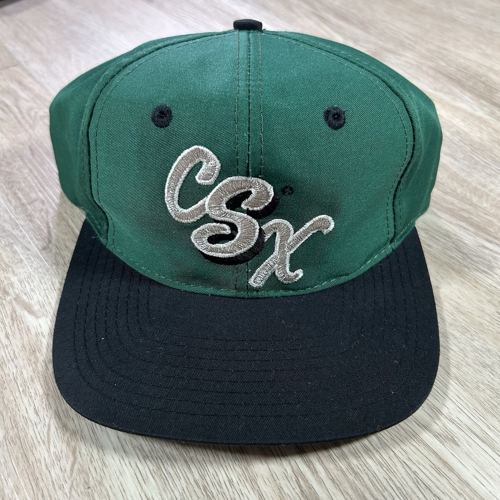VTG Colorado Springs Sky Sox Snapbback Hat MiLB Signature Green Black Cap